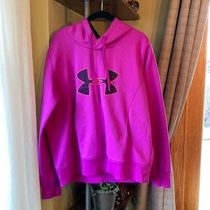 Under Armour bright magenta hoodie